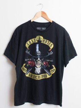 Guns N Roses 2016 Tour Tee Mens XL Black Not In This Lifetime